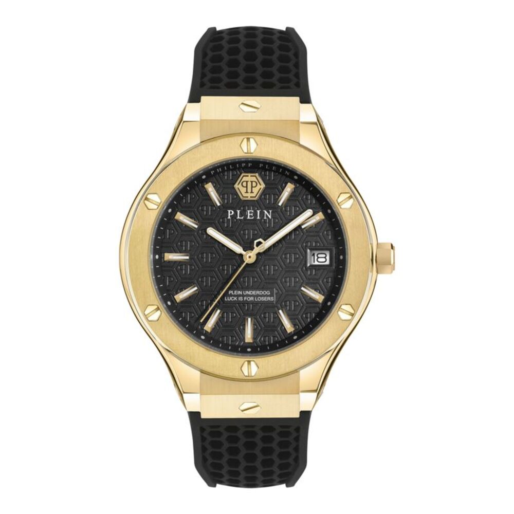 Philipp Plein Plein Underdog Silicone Watch Gold Mens